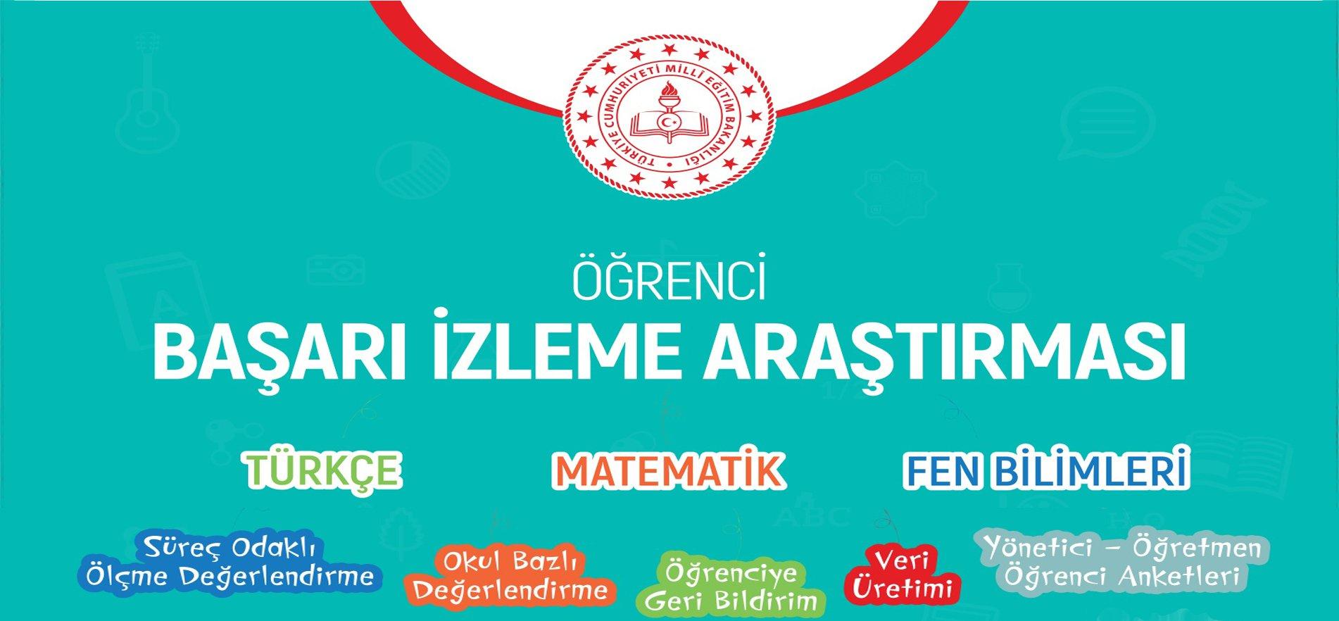 TÜRKÇE, MATEMATİK VE FEN DERSLERİNDE BAŞARI İZLEME ARAŞTIRMASI